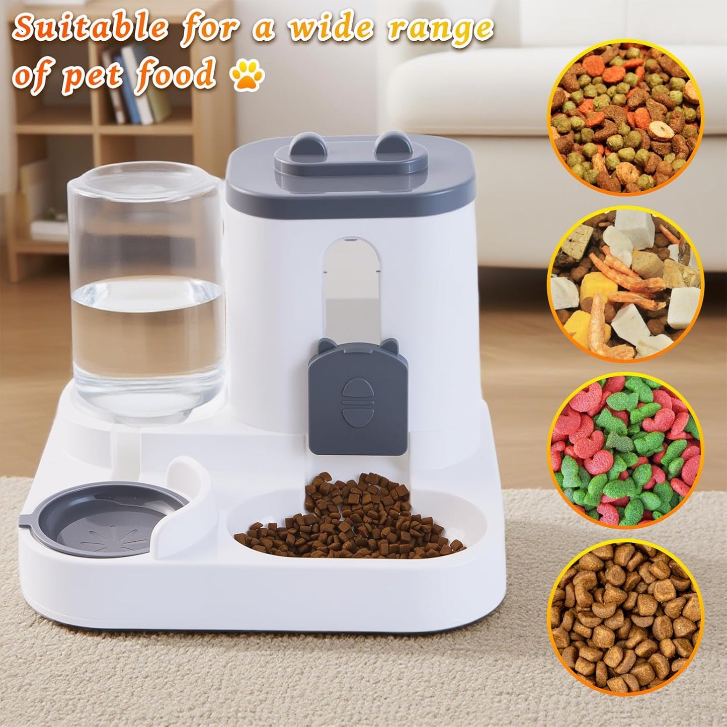 Automatic Pet Feeder and Fountain
