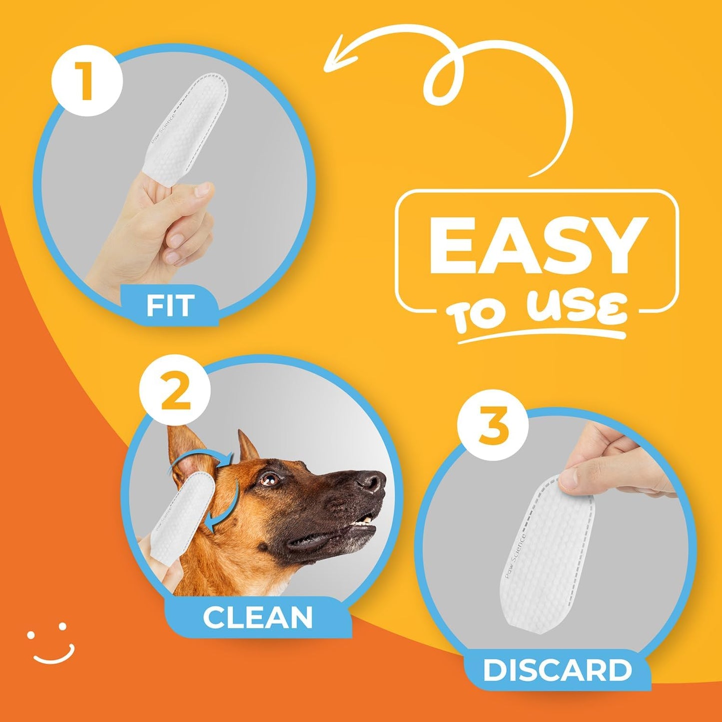 Gentle Pet Ear Care Wipes