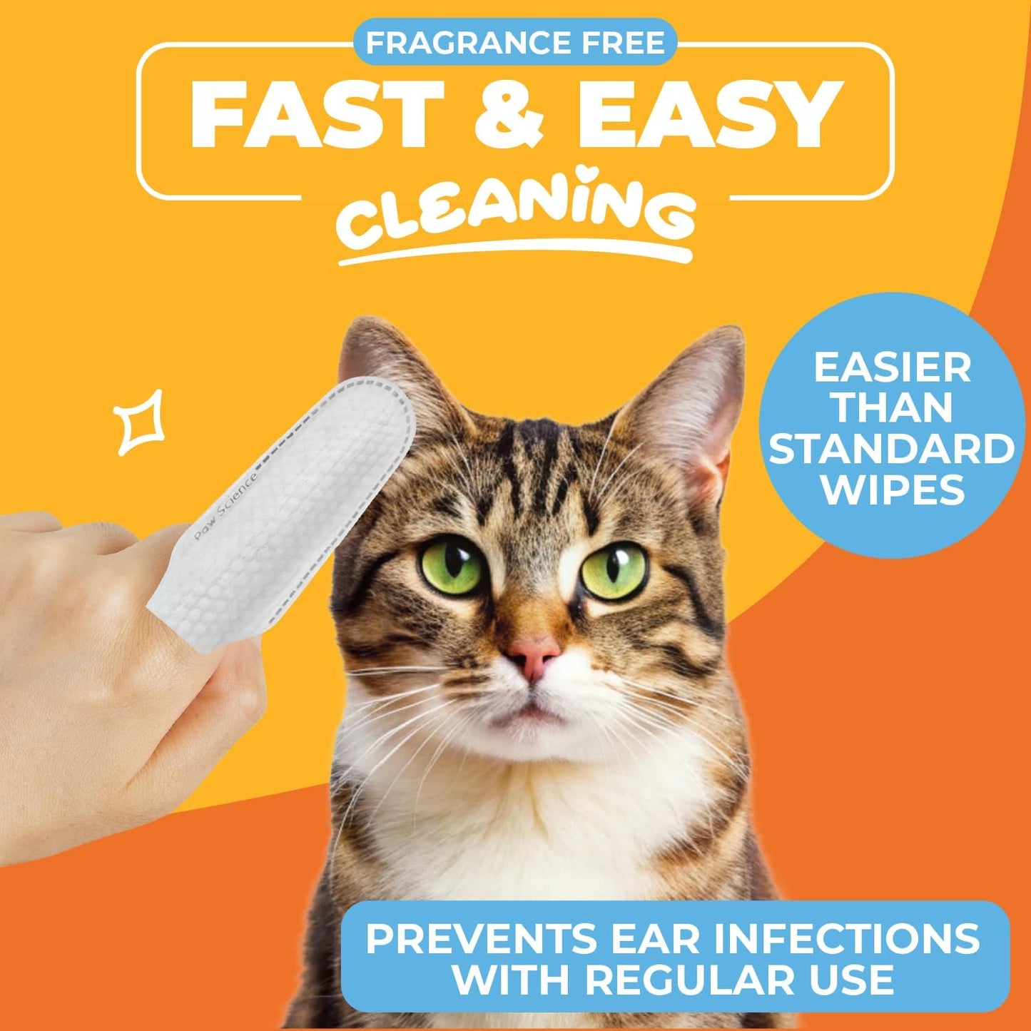 Gentle Pet Ear Care Wipes