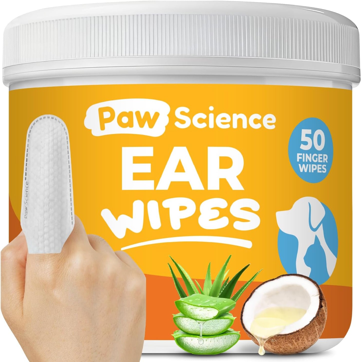Gentle Pet Ear Care Wipes