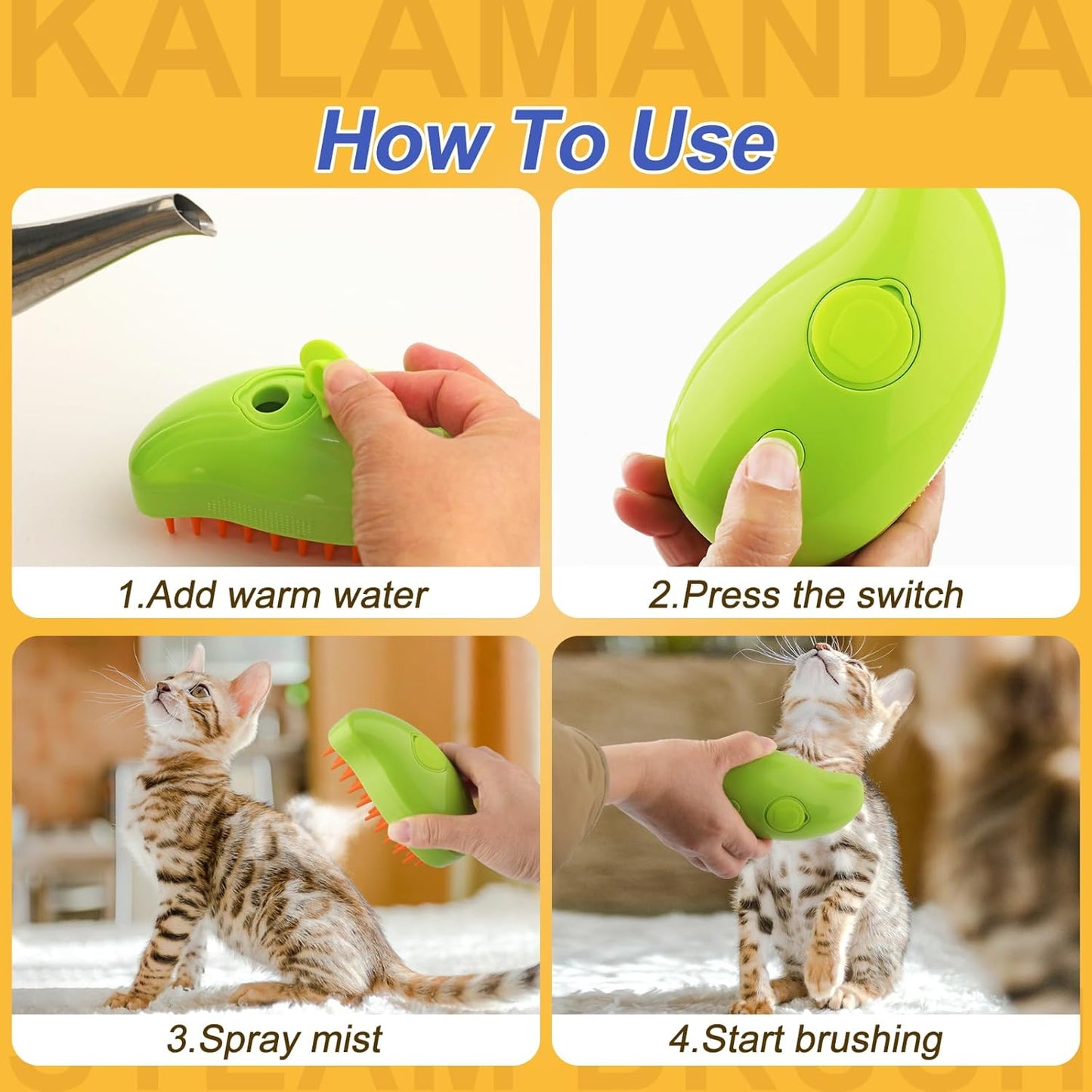 Gentle Paws Grooming Brush