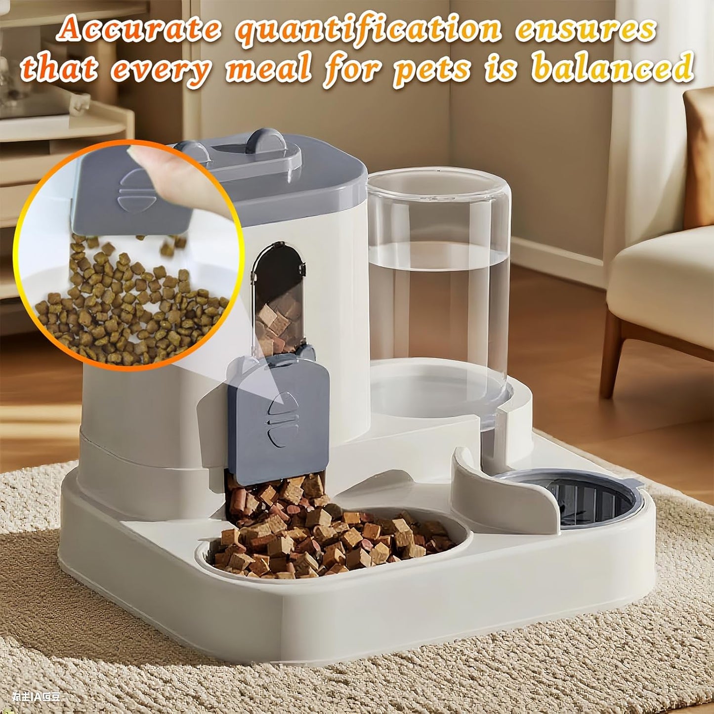 Automatic Pet Feeder and Fountain