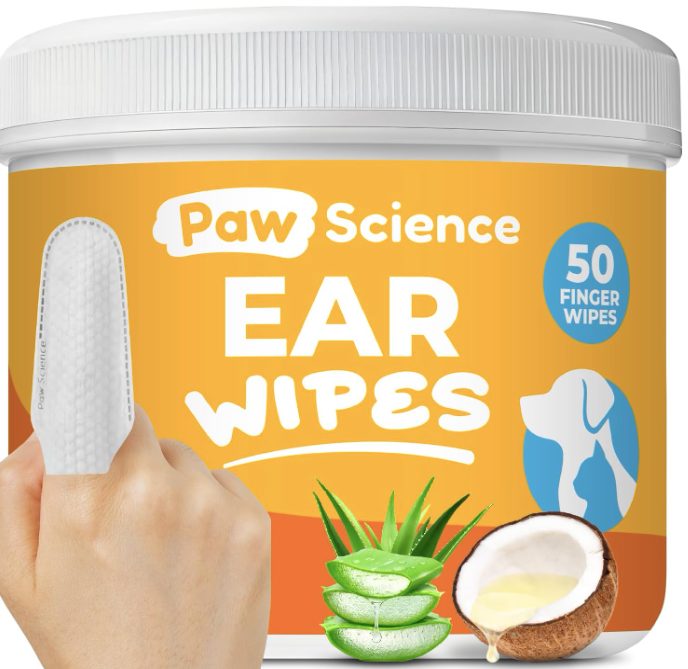 Gentle Pet Ear Care Wipes